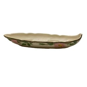 Vintage Franciscan Desert Rose Oval Serving Dish Relish Tray, 1950s
